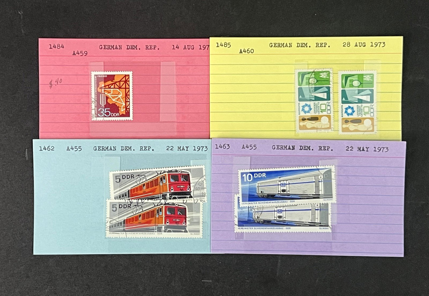 Germany DDR Collection identified on 100s of Dealer Cards ZAYIX 0825G3865