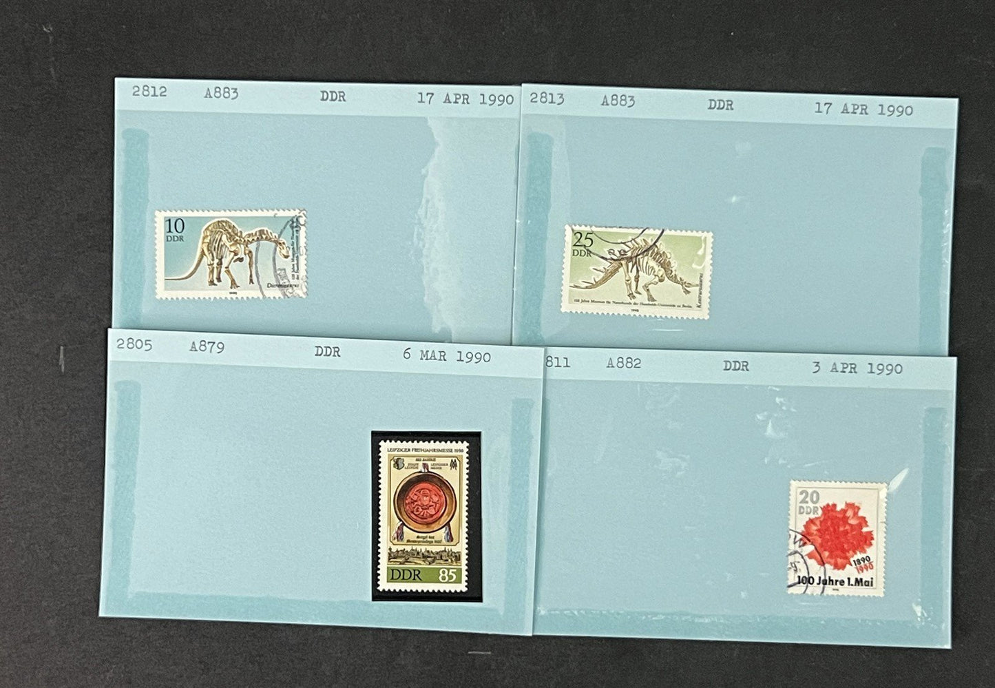 Germany DDR Collection identified on 100s of Dealer Cards ZAYIX 0825G3865