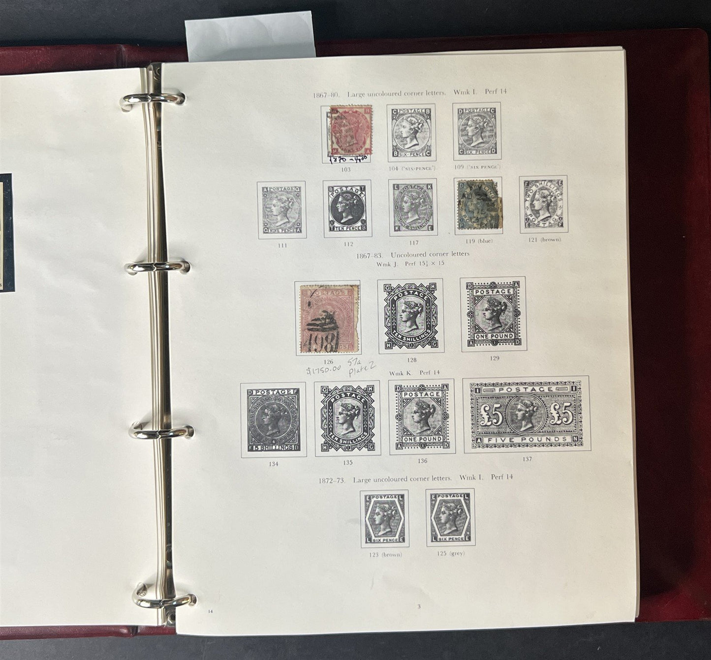 High Value Great Britain Collection in Gibbons Album 1940-1983 ZAYIX 0825G3895