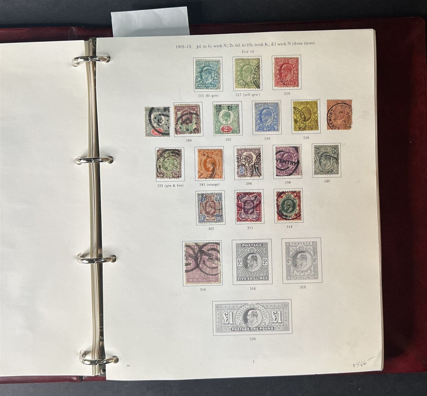 High Value Great Britain Collection in Gibbons Album 1940-1983 ZAYIX 0825G3895