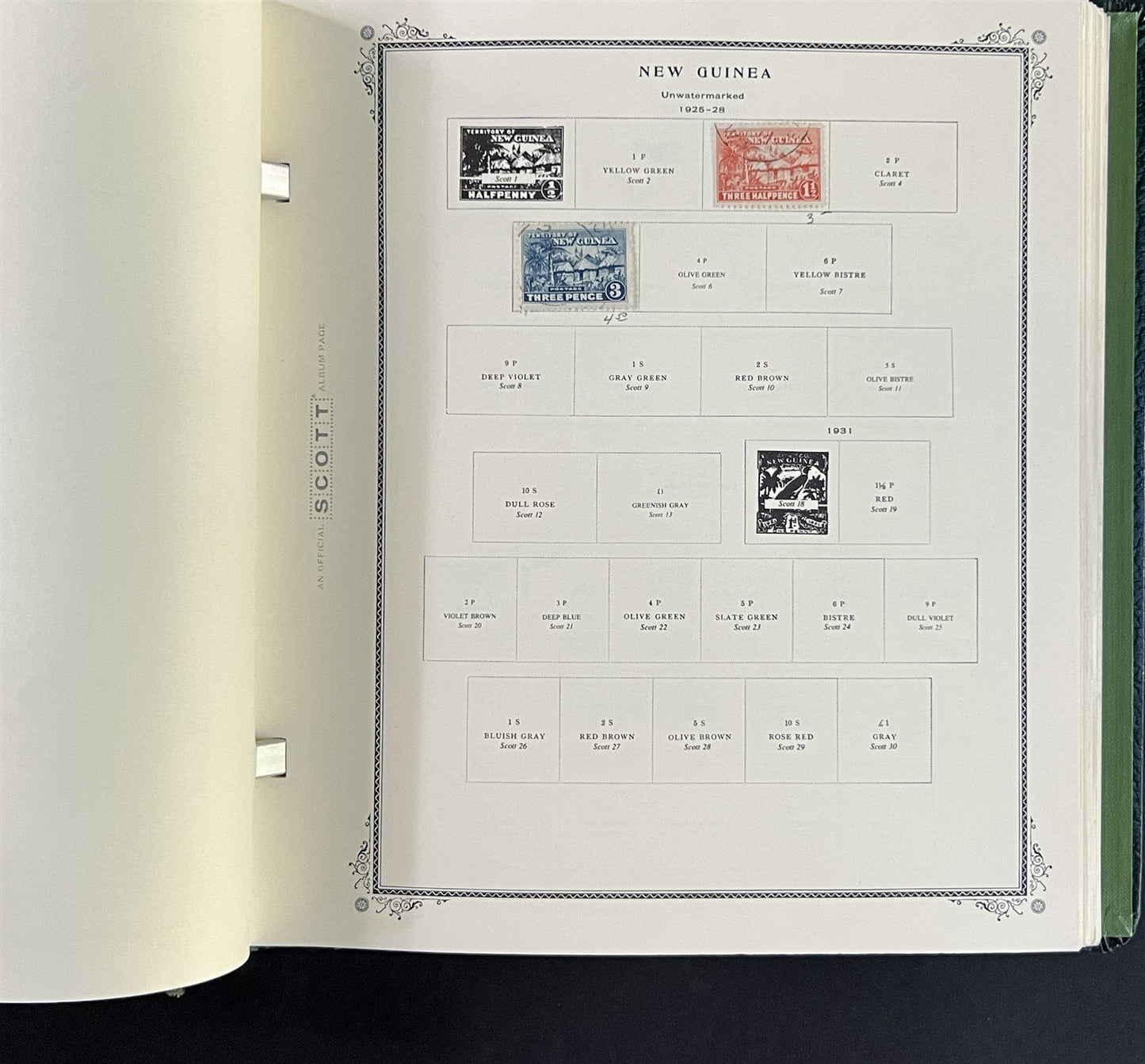 Papua New Guinea mint & used Stamp Colleciton in Scott Ablum ZAYIX 0825G3897