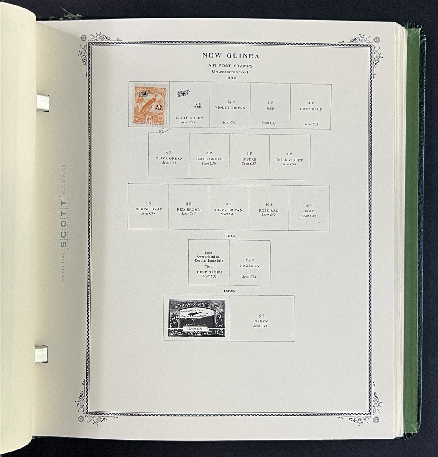 Papua New Guinea mint & used Stamp Colleciton in Scott Ablum ZAYIX 0825G3897