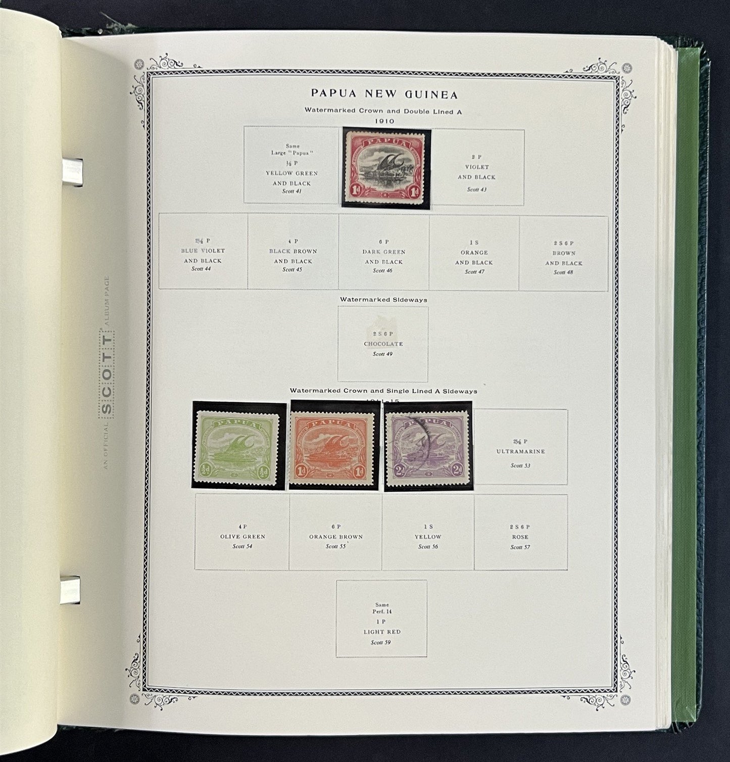 Papua New Guinea mint & used Stamp Colleciton in Scott Ablum ZAYIX 0825G3897