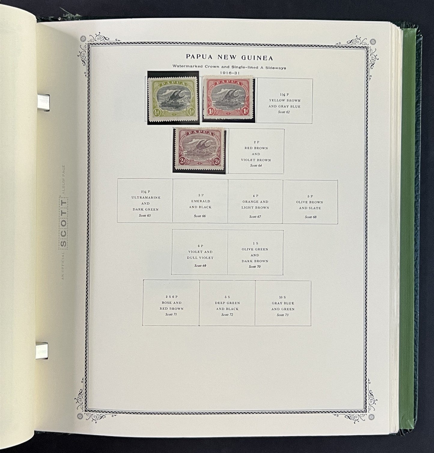 Papua New Guinea mint & used Stamp Colleciton in Scott Ablum ZAYIX 0825G3897