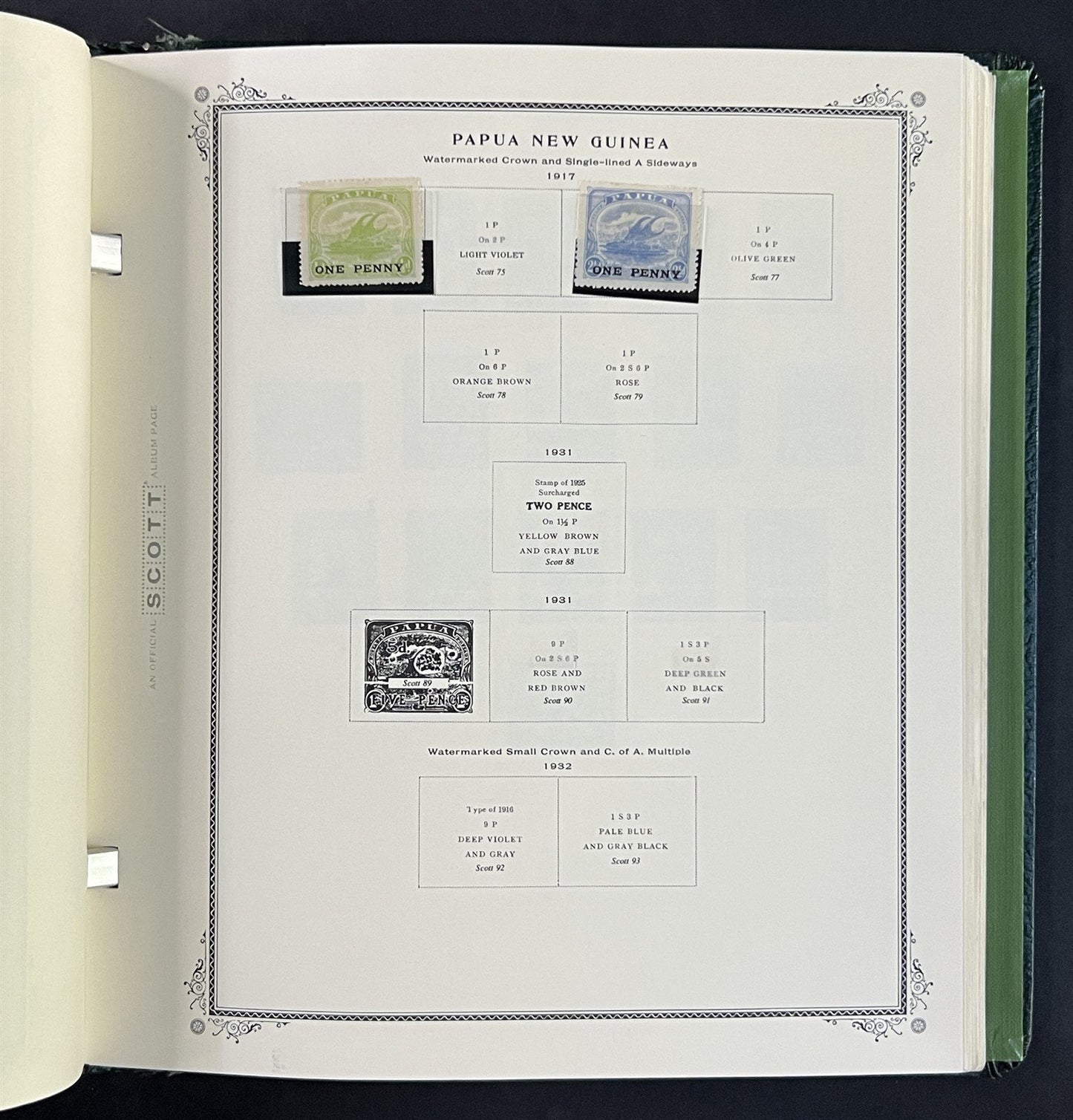 Papua New Guinea mint & used Stamp Colleciton in Scott Ablum ZAYIX 0825G3897