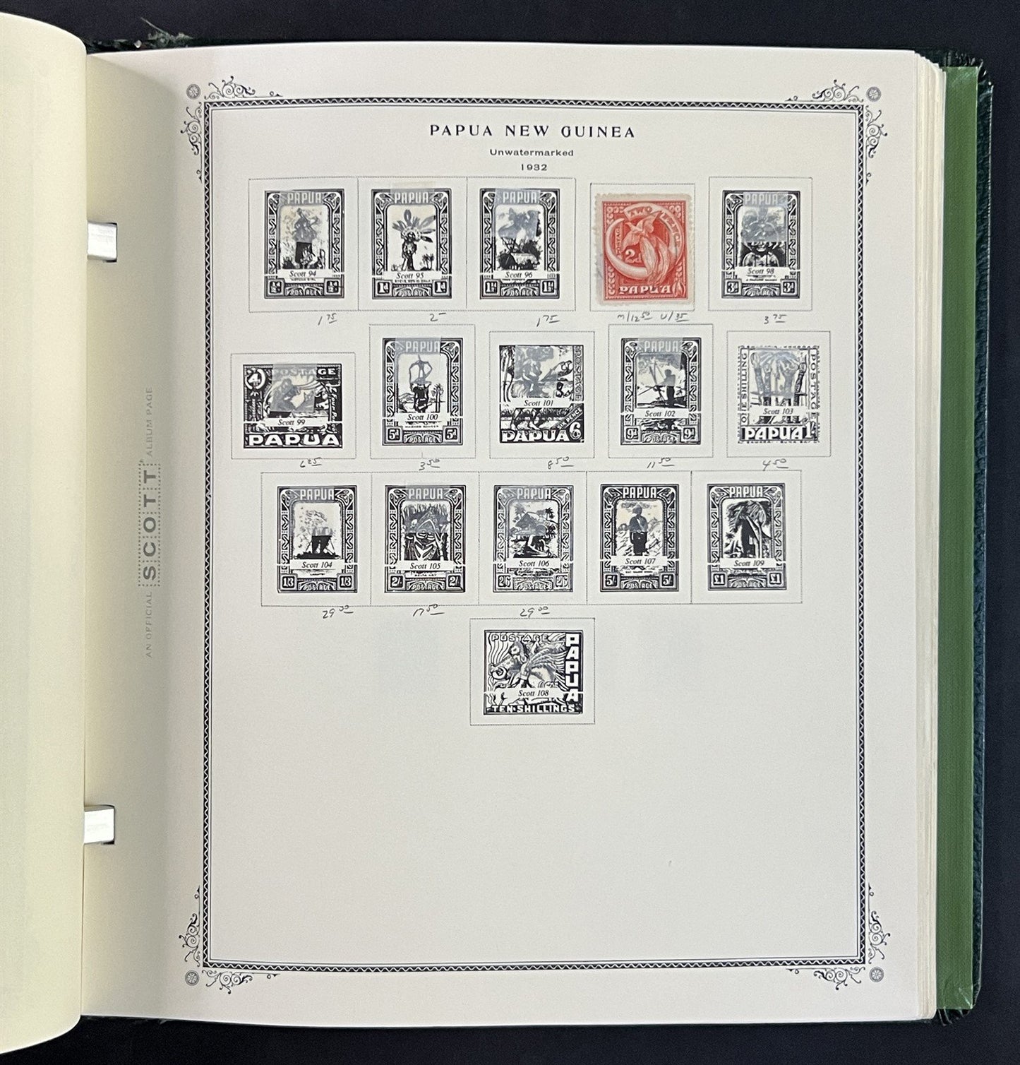 Papua New Guinea mint & used Stamp Colleciton in Scott Ablum ZAYIX 0825G3897