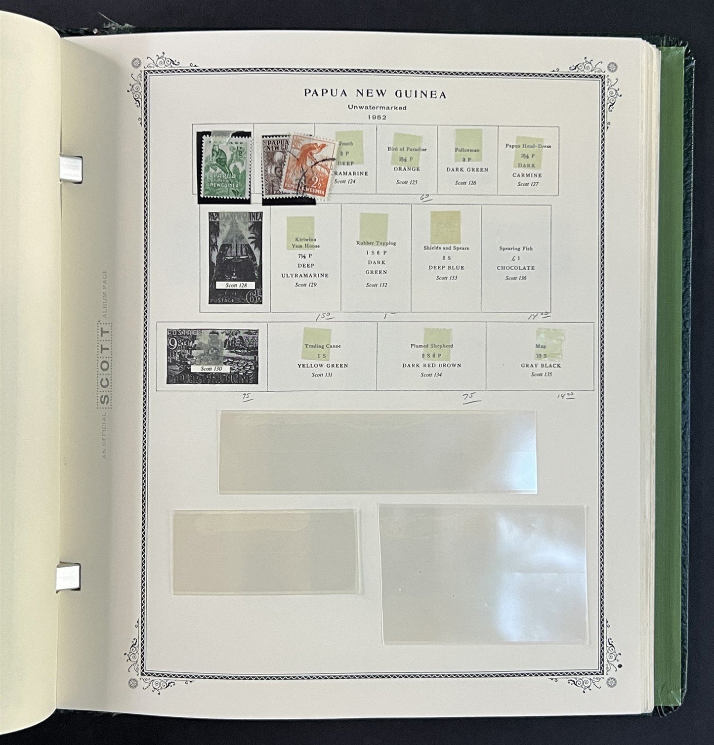 Papua New Guinea mint & used Stamp Colleciton in Scott Ablum ZAYIX 0825G3897