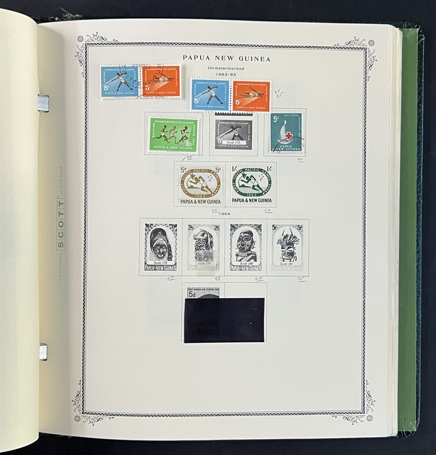 Papua New Guinea mint & used Stamp Colleciton in Scott Ablum ZAYIX 0825G3897