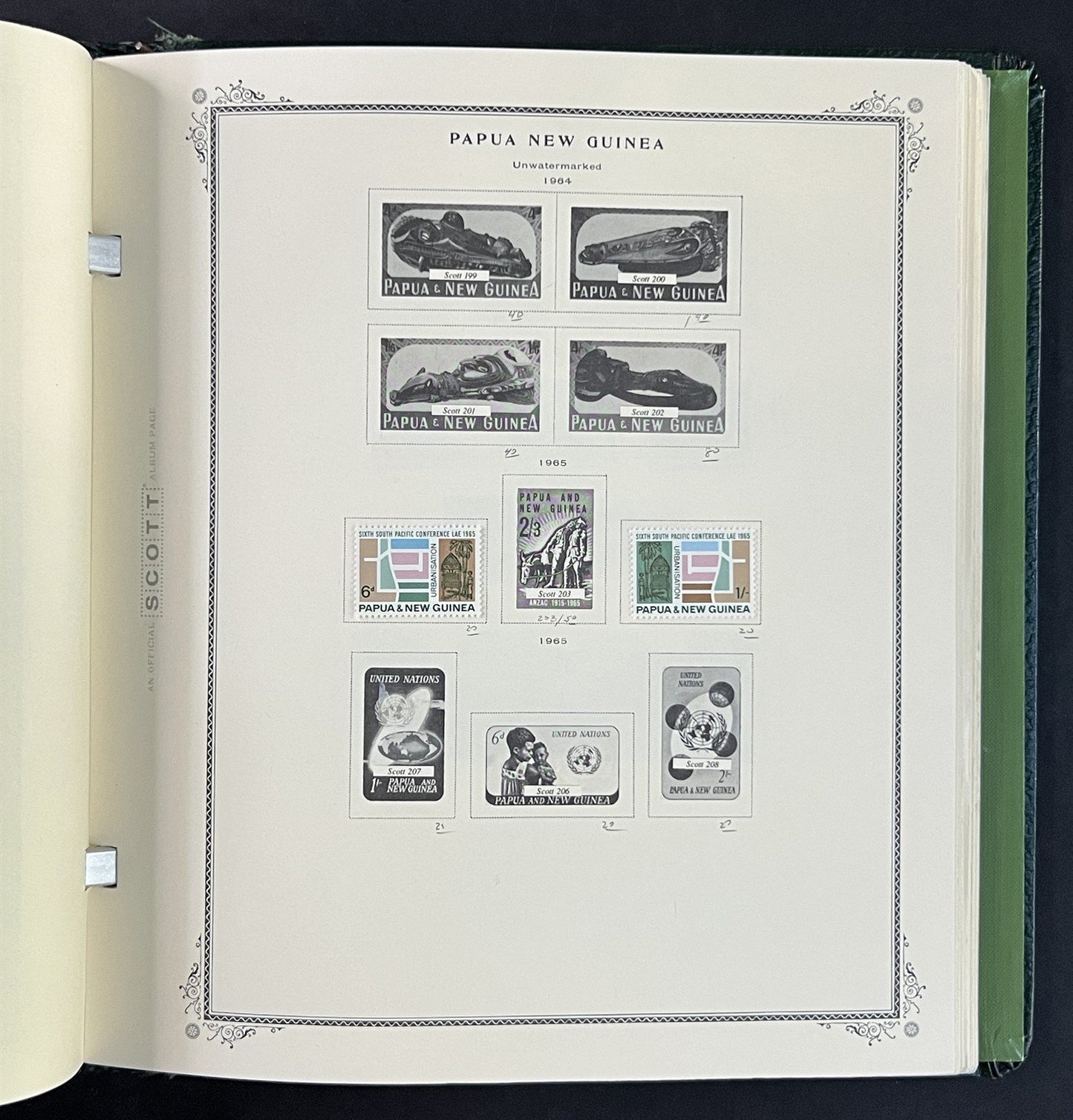 Papua New Guinea mint & used Stamp Colleciton in Scott Ablum ZAYIX 0825G3897