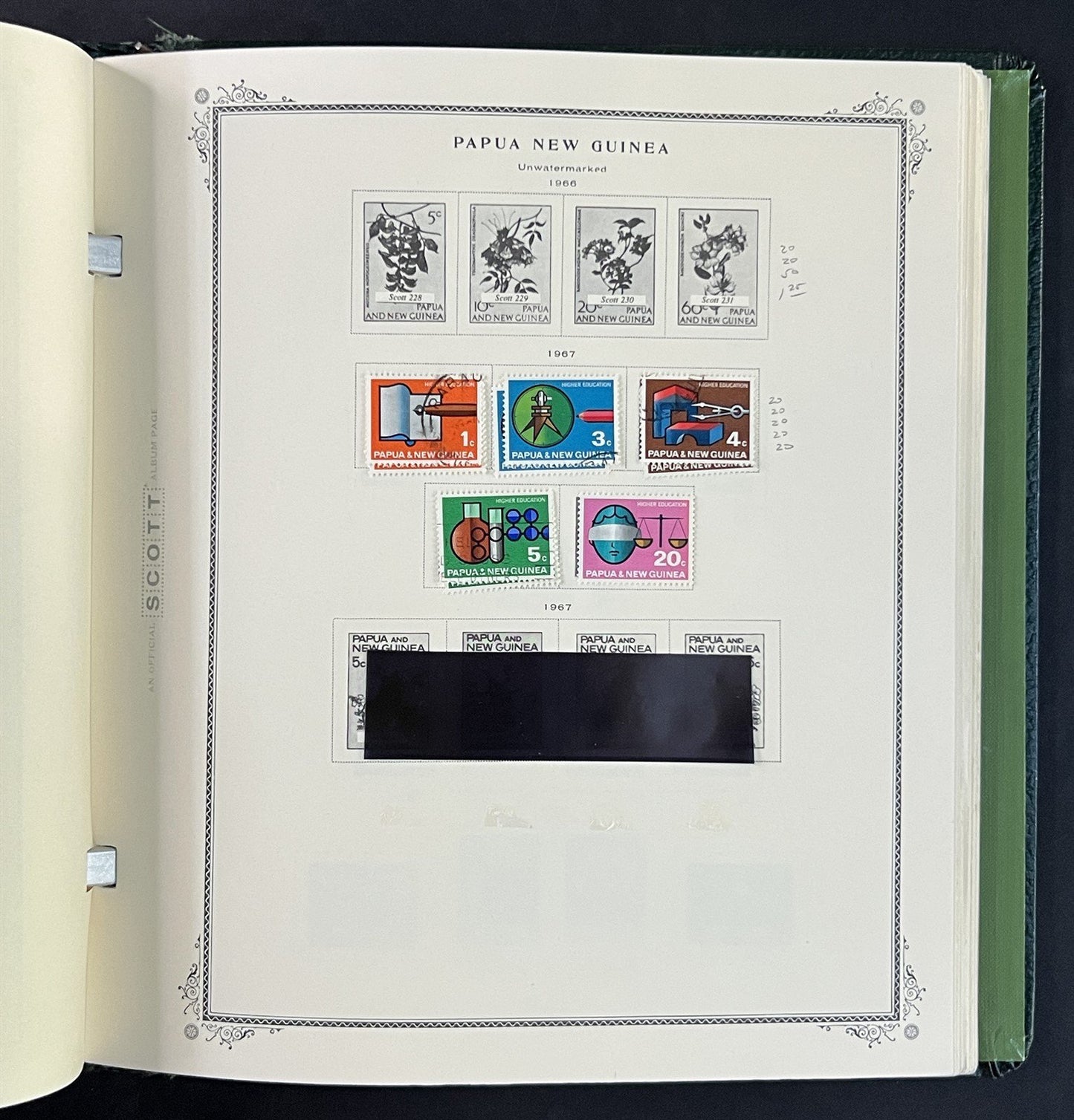 Papua New Guinea mint & used Stamp Colleciton in Scott Ablum ZAYIX 0825G3897