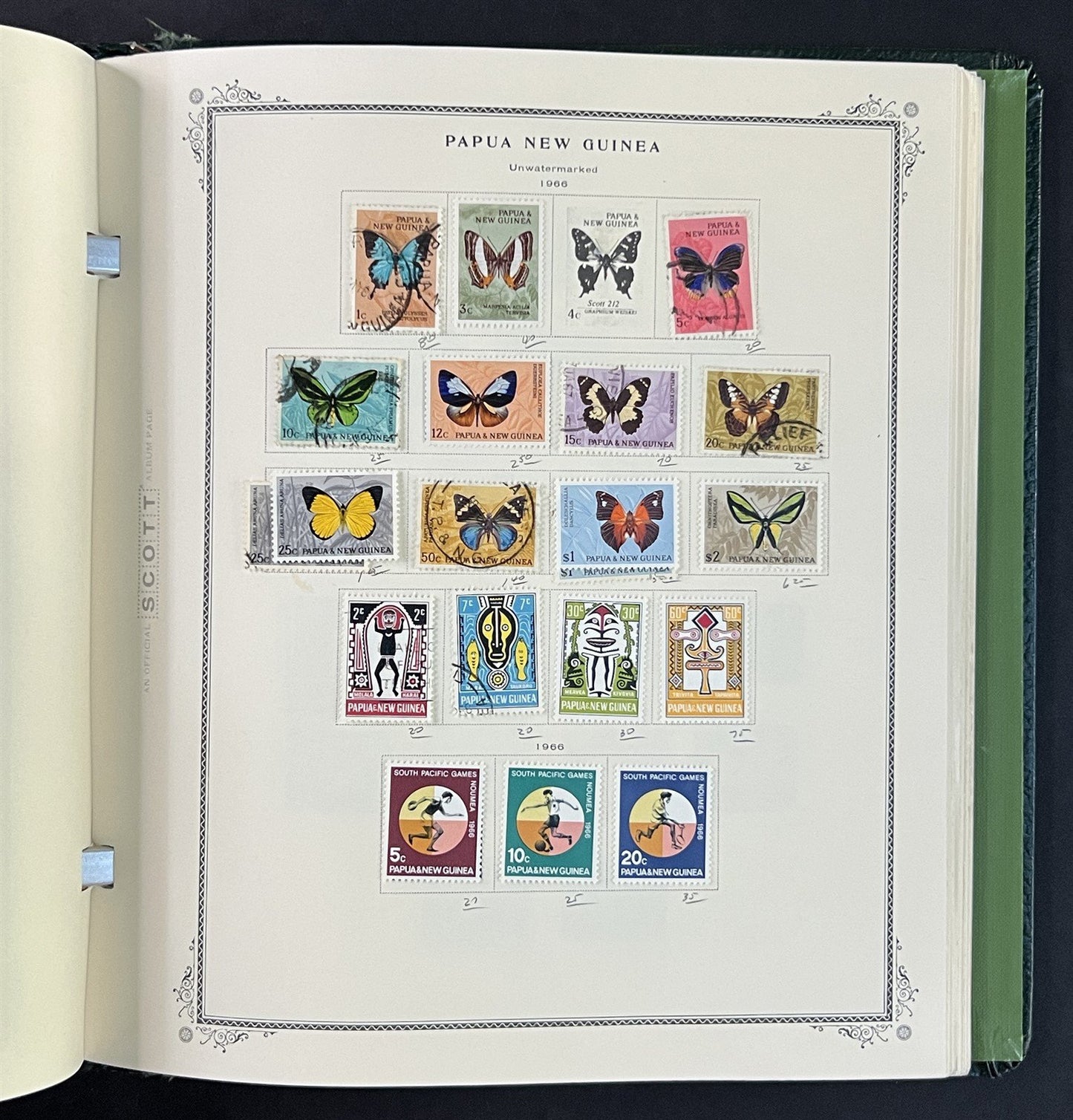 Papua New Guinea mint & used Stamp Colleciton in Scott Ablum ZAYIX 0825G3897
