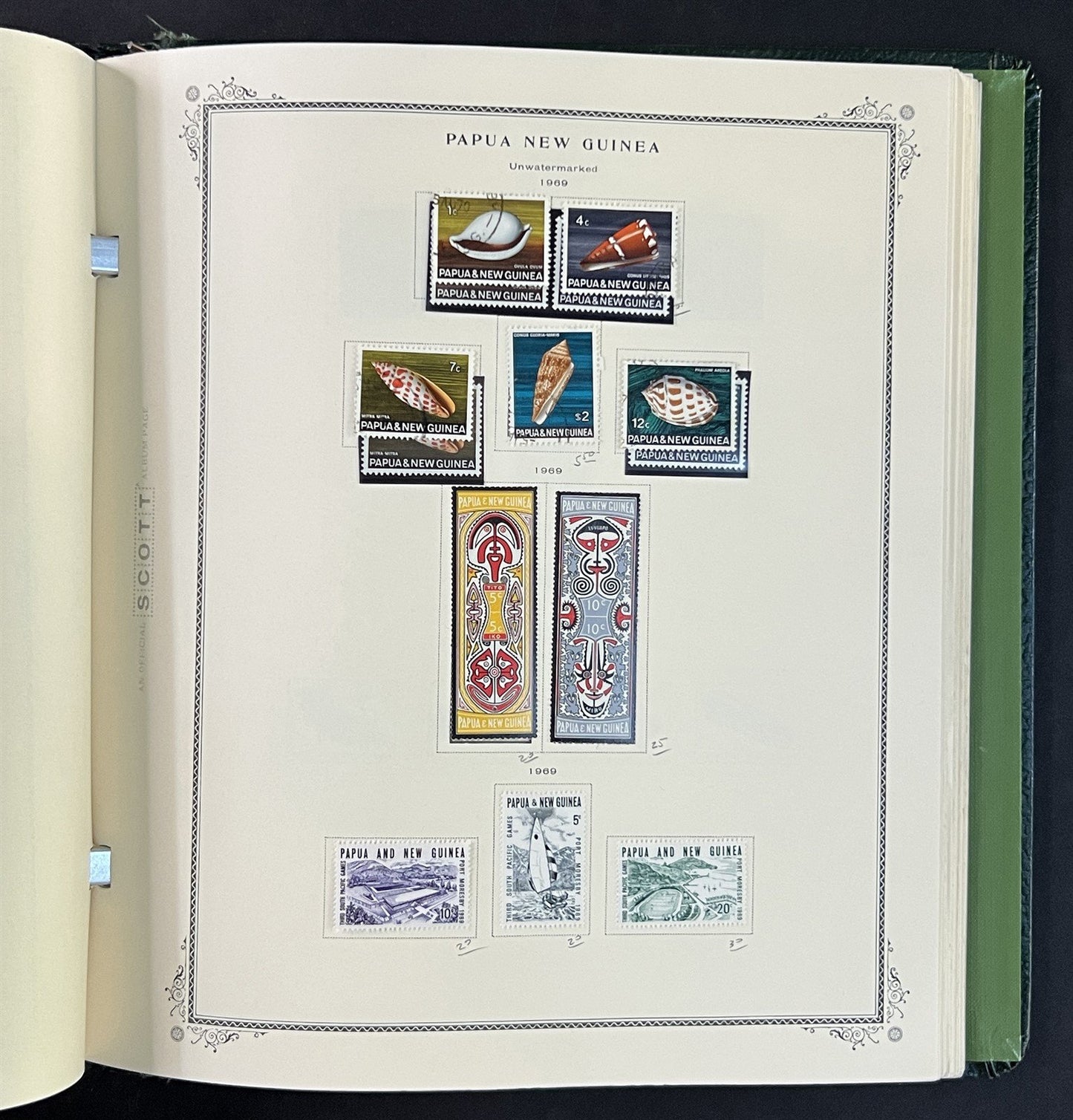 Papua New Guinea mint & used Stamp Colleciton in Scott Ablum ZAYIX 0825G3897