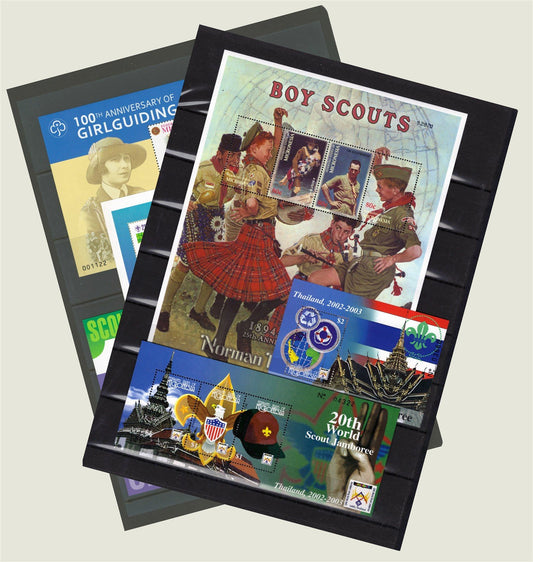 Scouts & Scouting Topical Micronesia MNH Collection on 2 Pages ZAYIX 0825L1912