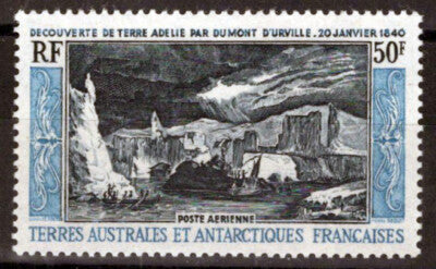 FSAT TAAF C7 MNH Discovery of Adelie Land ZAYIX FSA-S0178M