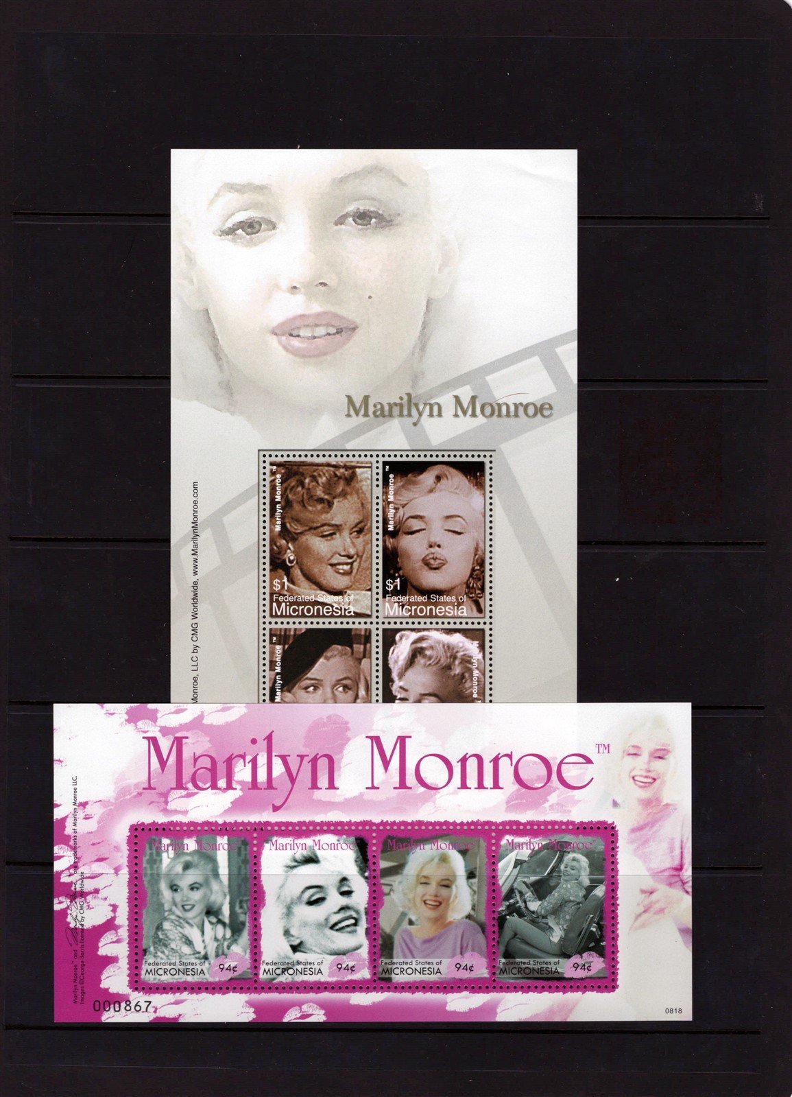 Movie Stars & Musicians Micronesia MNH Stamp Collection ZAYIX 0825L1919