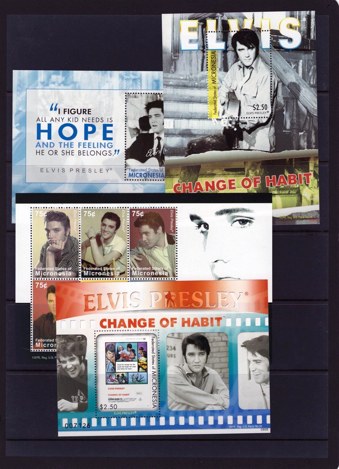 Movie Stars & Musicians Micronesia MNH Stamp Collection ZAYIX 0825L1919