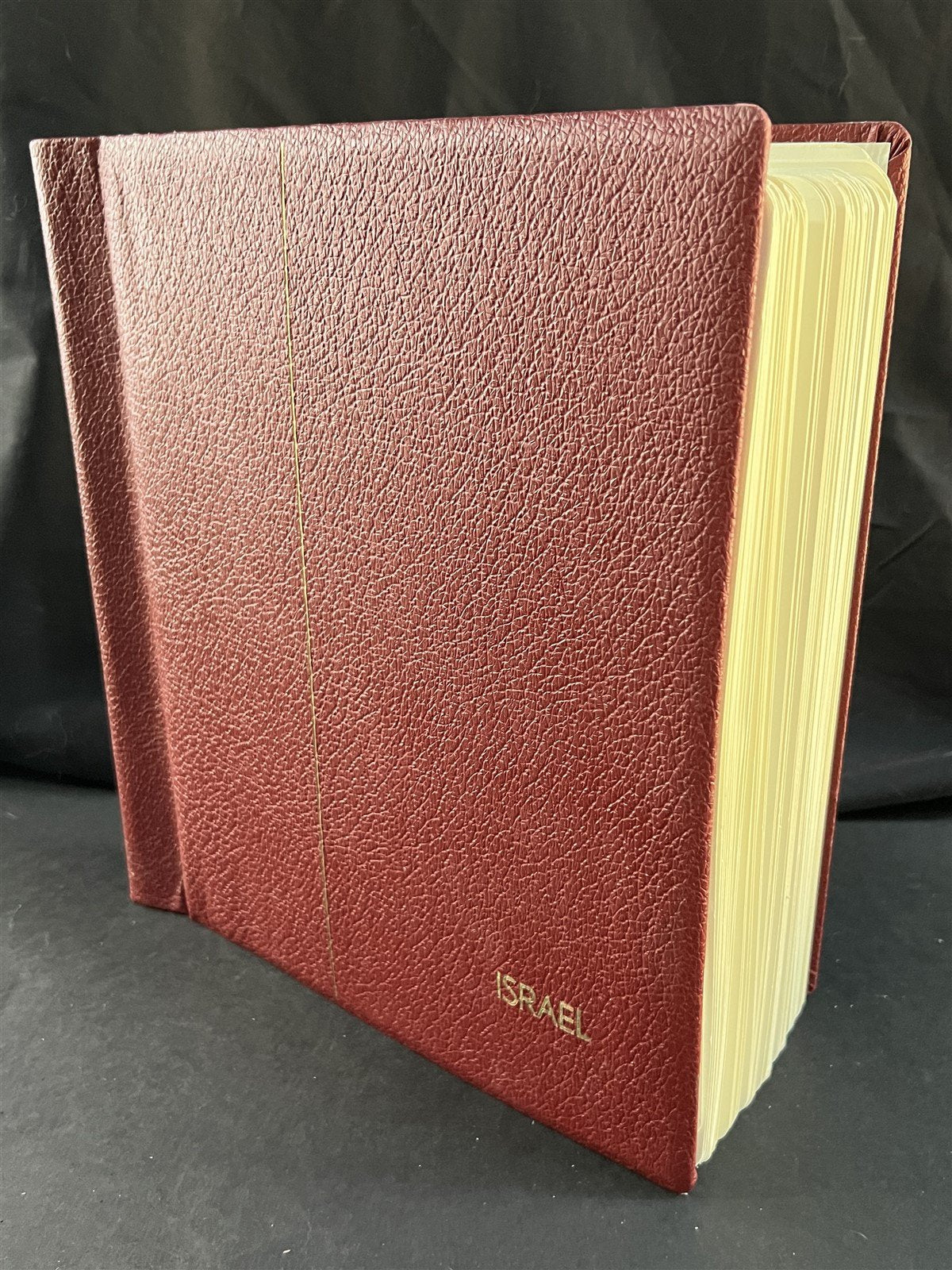 Israel Collection of 980 Stamps in a Lighthouse Hingeless Album ZAYIX 0825G3941