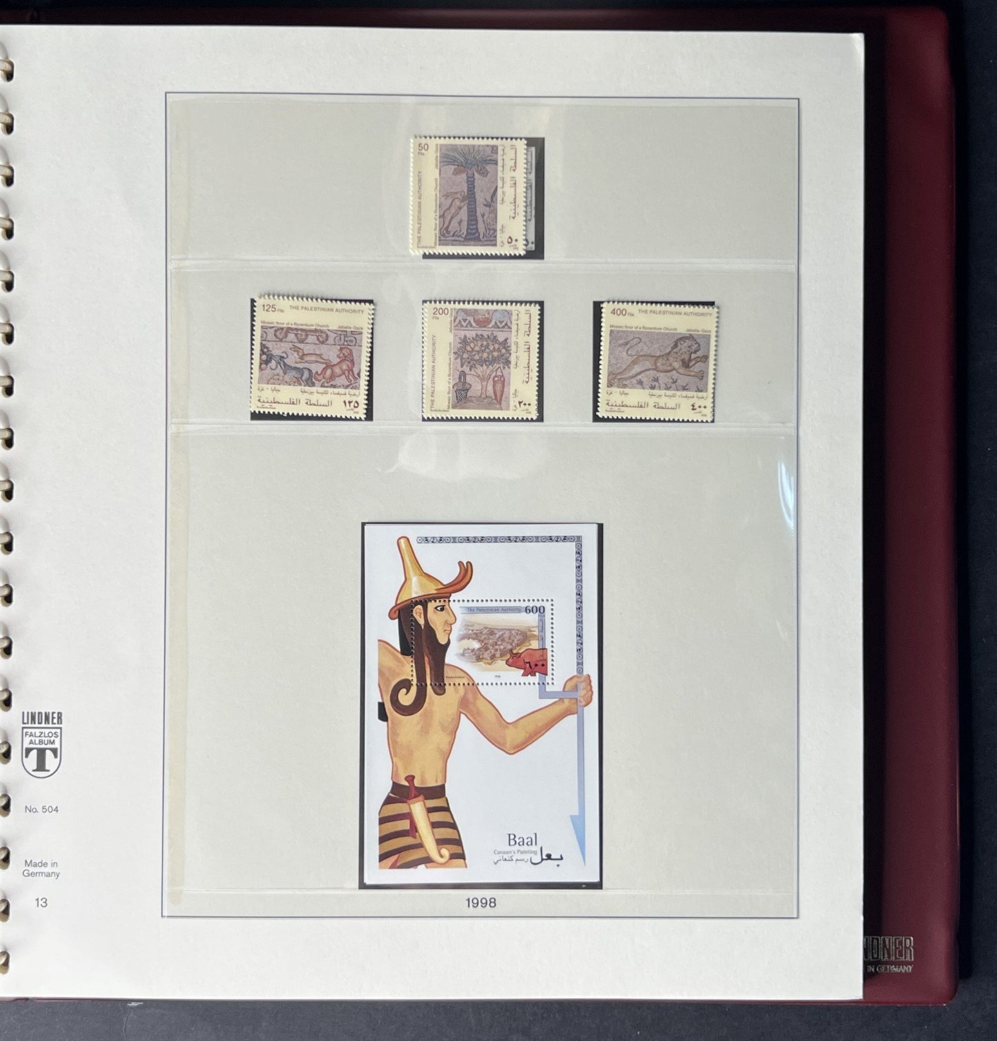 Israel Collection Stamps FDC like-new Lindner Album & Slipcase ZAYIX 0825G4012