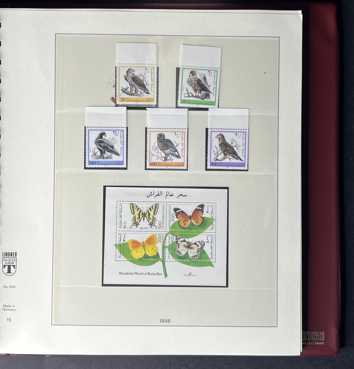 Israel Collection Stamps FDC like-new Lindner Album & Slipcase ZAYIX 0825G4012