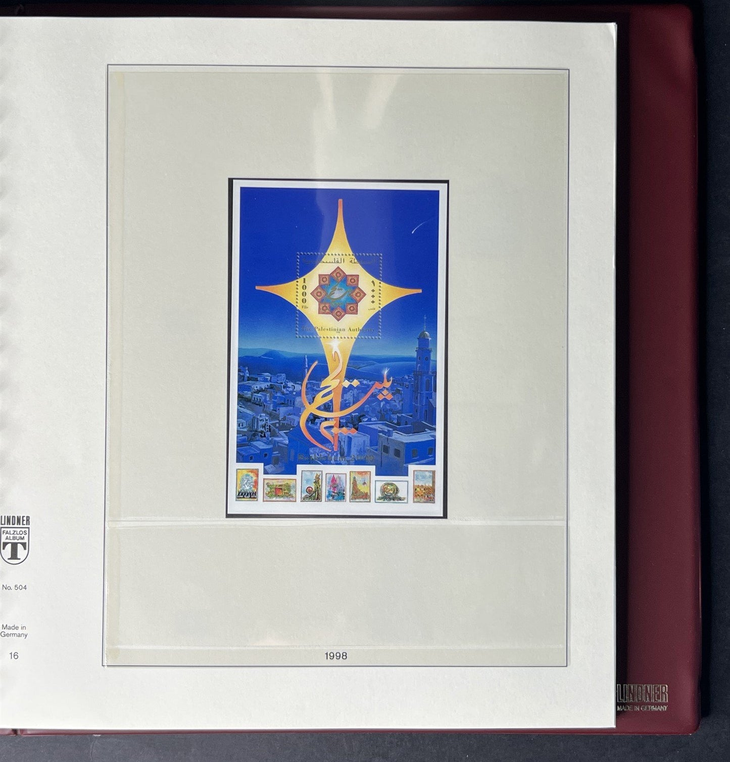 Israel Collection Stamps FDC like-new Lindner Album & Slipcase ZAYIX 0825G4012