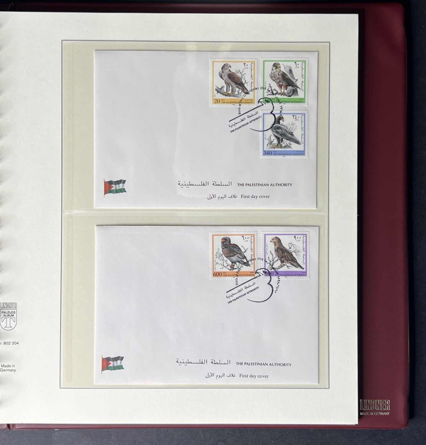 Israel Collection Stamps FDC like-new Lindner Album & Slipcase ZAYIX 0825G4012
