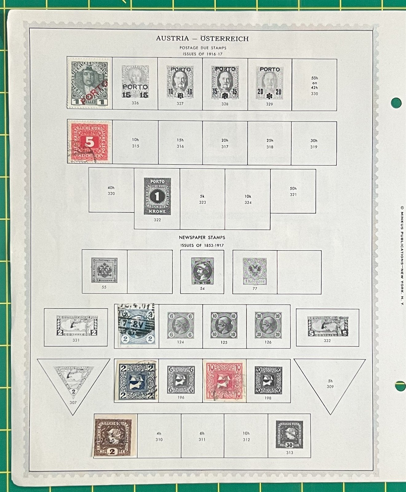 Austria Collection of 300+ Stamps on Album Pages ZAYIX 0825BB4016