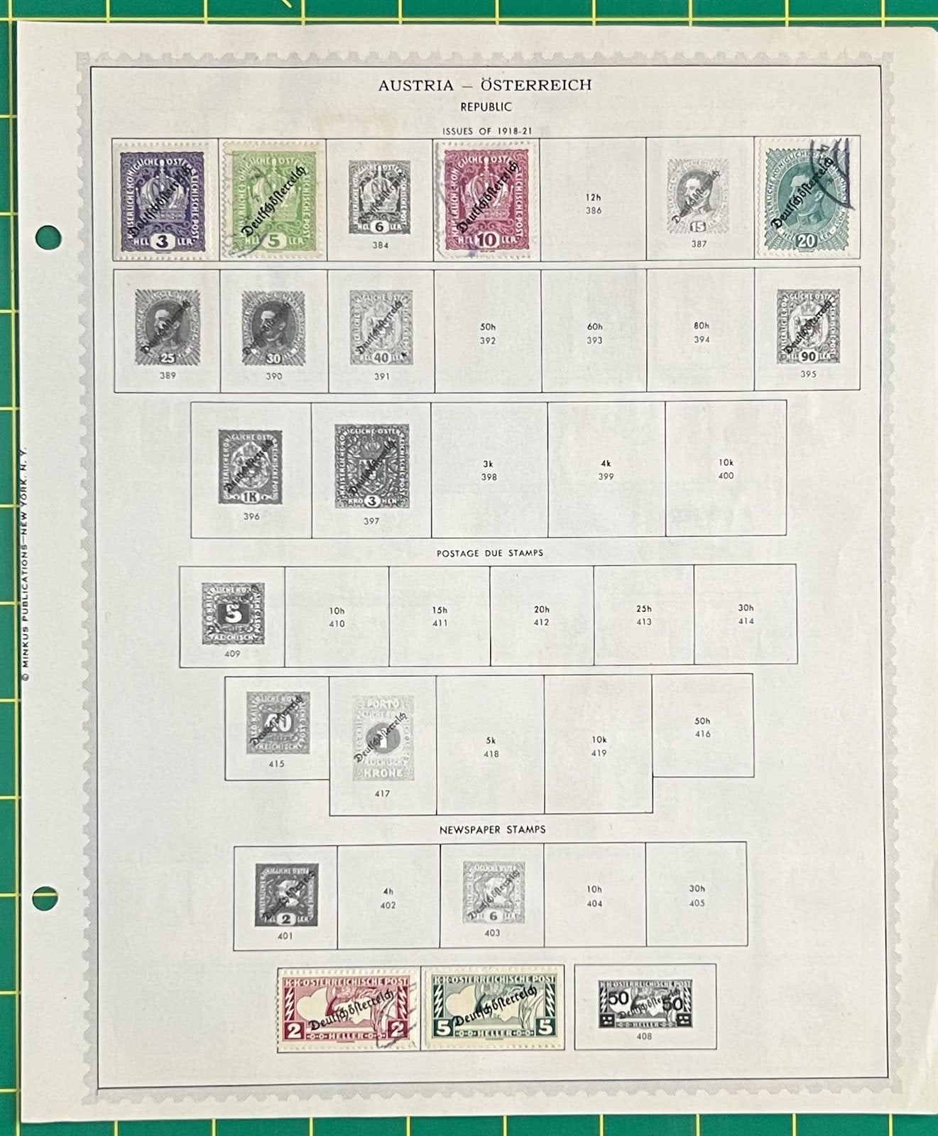 Austria Collection of 300+ Stamps on Album Pages ZAYIX 0825BB4016
