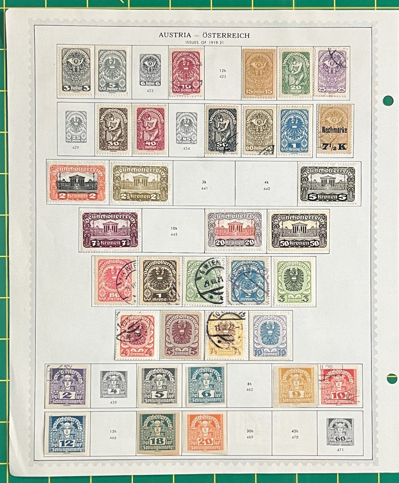 Austria Collection of 300+ Stamps on Album Pages ZAYIX 0825BB4016