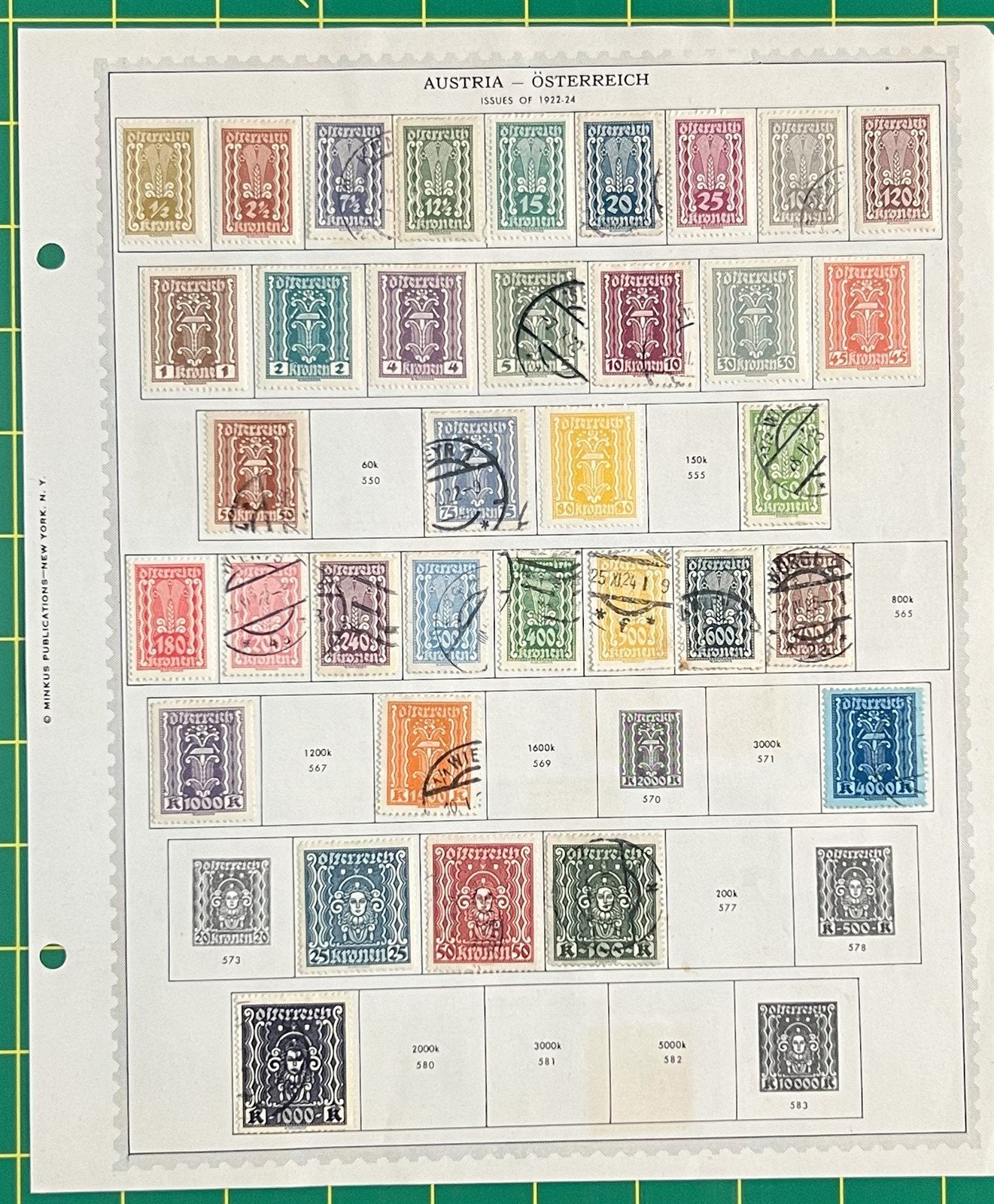 Austria Collection of 300+ Stamps on Album Pages ZAYIX 0825BB4016