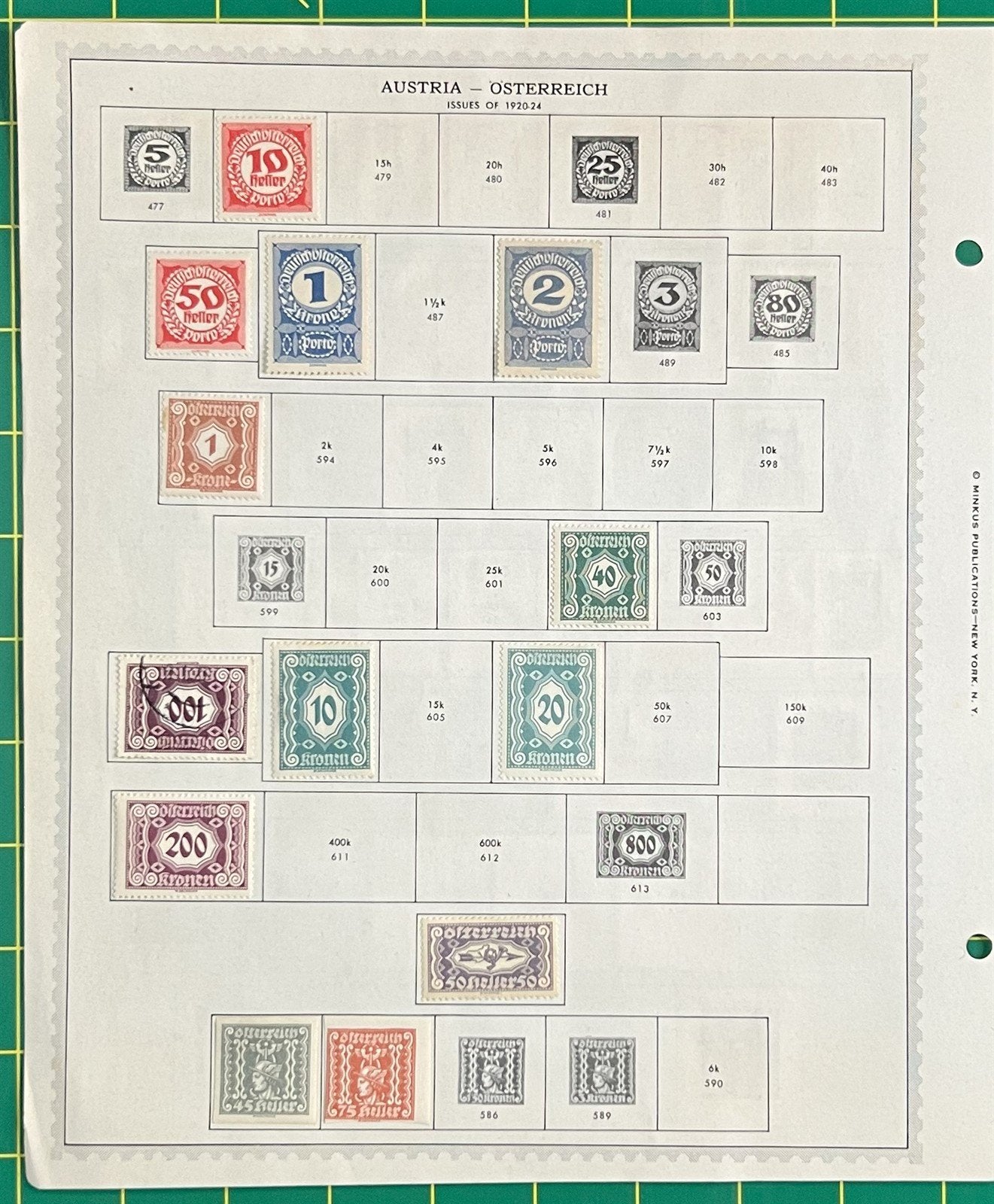 Austria Collection of 300+ Stamps on Album Pages ZAYIX 0825BB4016