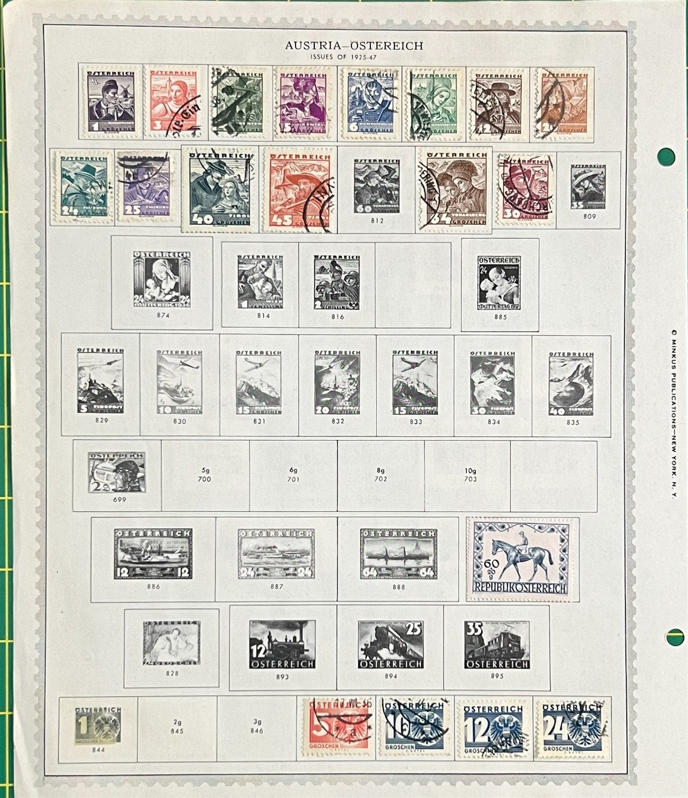 Austria Collection of 300+ Stamps on Album Pages ZAYIX 0825BB4016