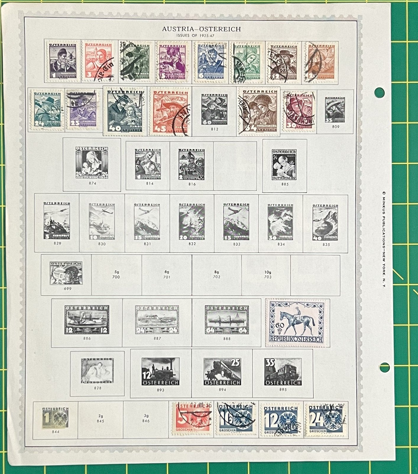Austria Collection of 300+ Stamps on Album Pages ZAYIX 0825BB4016
