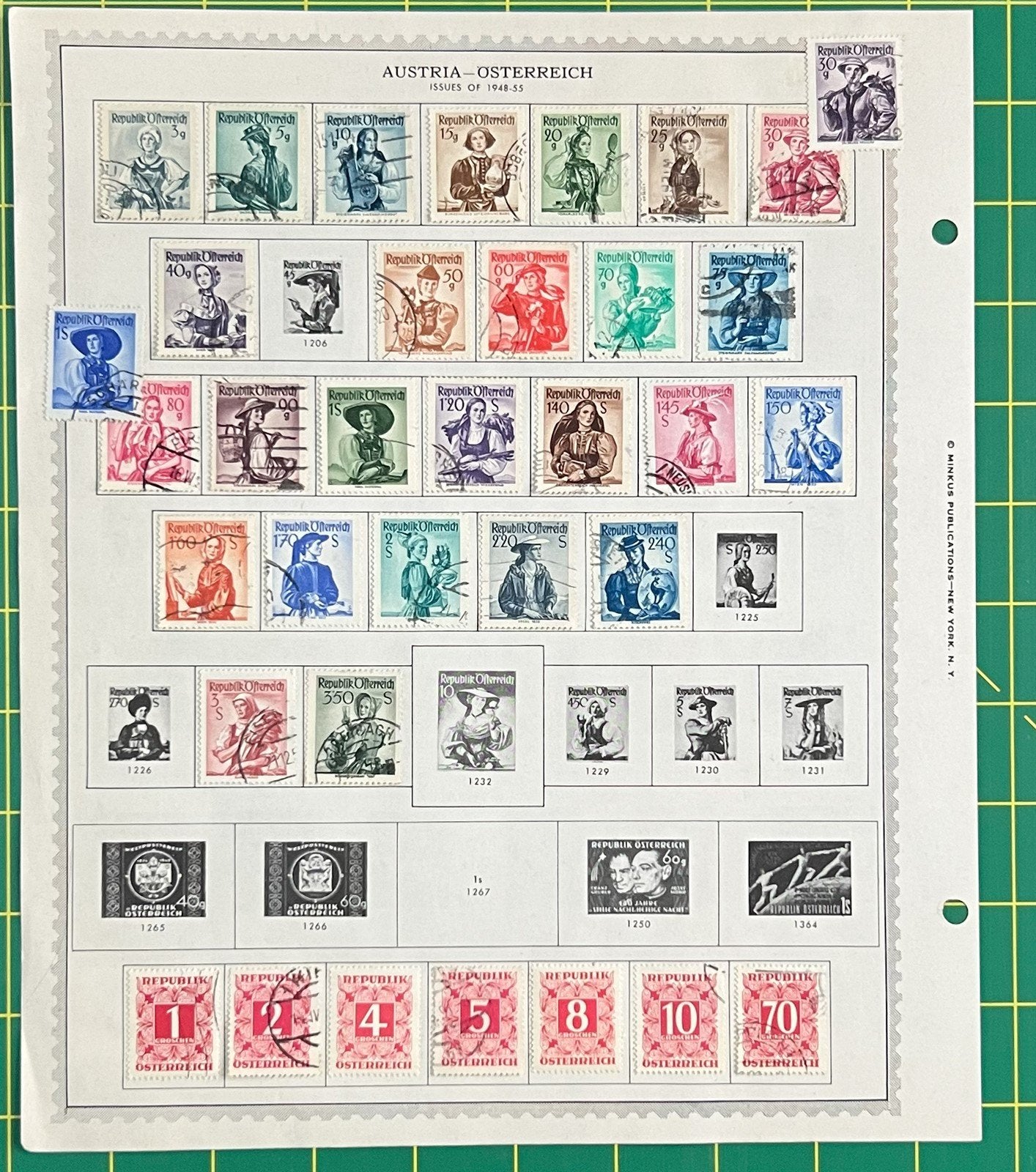 Austria Collection of 300+ Stamps on Album Pages ZAYIX 0825BB4016