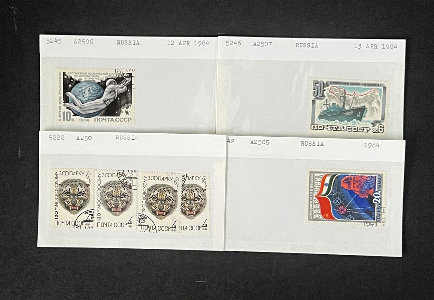 Russia Collection 2 on Hundreds of Dealer Cards by Scott# ZAYIX 0825G4057