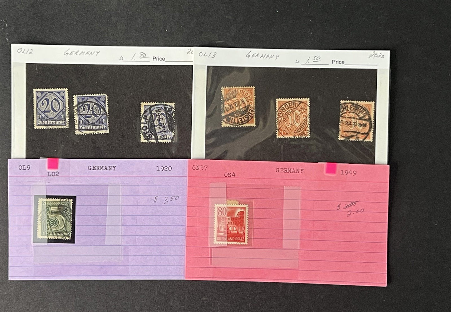Germany Occupation & Berlin Collection Identified by Scott# ZAYIX 0825G4058