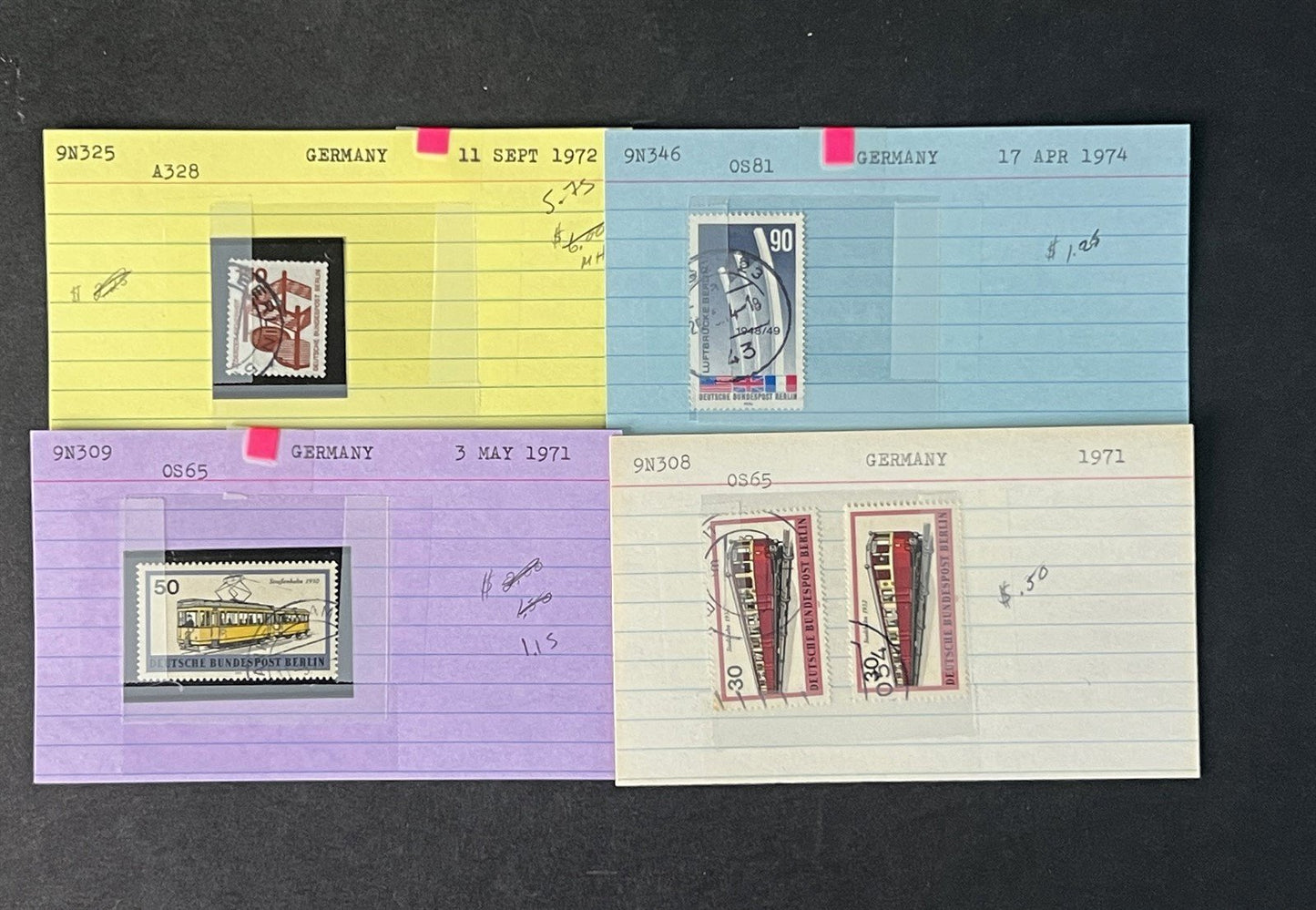 Germany Occupation & Berlin Collection Identified by Scott# ZAYIX 0825G4058
