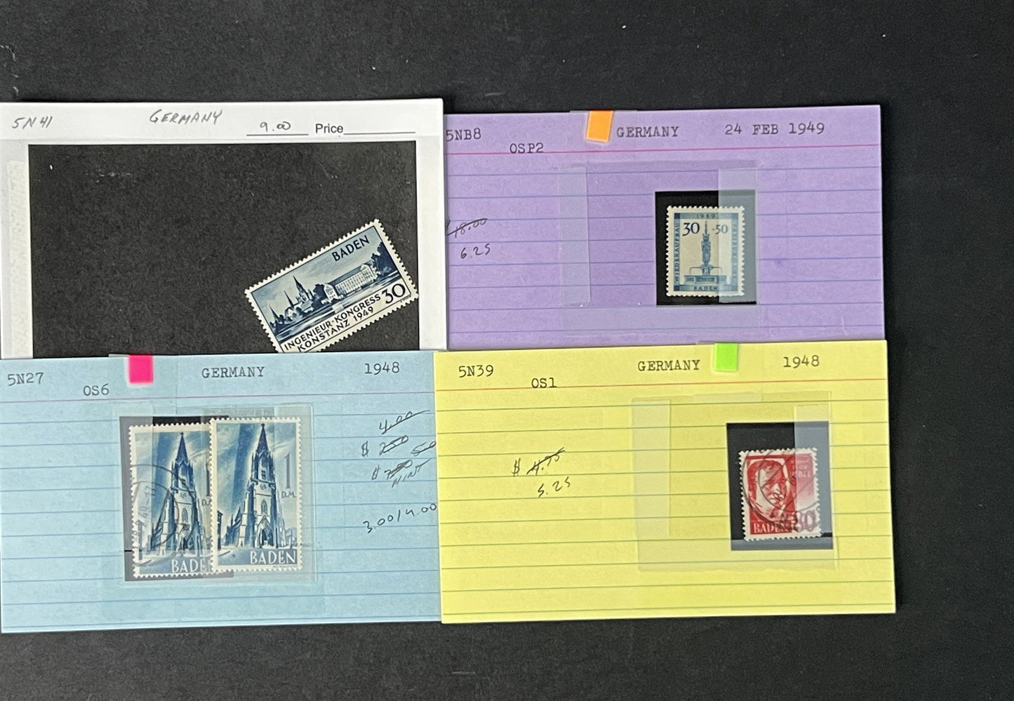 Germany Occupation & Berlin Collection Identified by Scott# ZAYIX 0825G4058