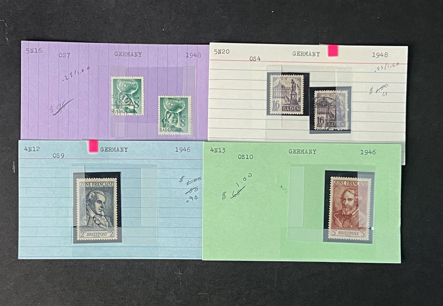 Germany Occupation & Berlin Collection Identified by Scott# ZAYIX 0825G4058