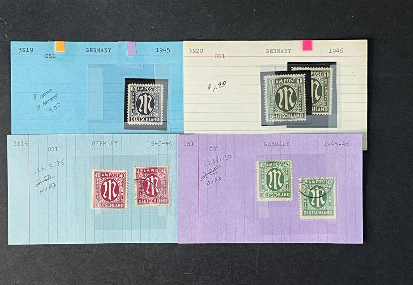 Germany Occupation & Berlin Collection Identified by Scott# ZAYIX 0825G4058