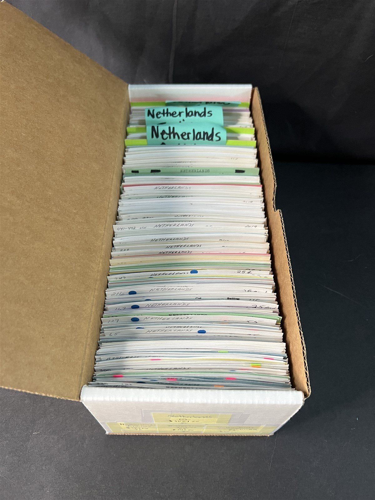 Valuable Netherlands & Colonies on dealer cards $1250+ CV ZAYIX 0825G4061