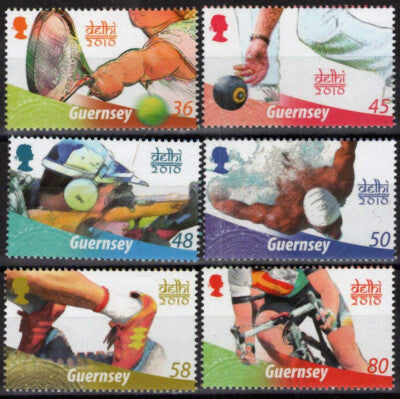 Guernsey 1105-1110 MNH Sports Commonwealth Games Cycling ZAYIX 090823S59M