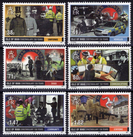 Isle of Man 1549-1554 MNH Constabulary Communications Uniforms ZAYIX 090823S74M