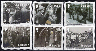 Guernsey 1099-1104 MNH Liberation Day Military War ZAYIX 090823S58M