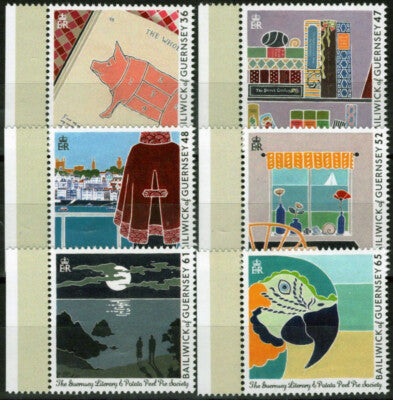Guernsey 1130-1135 MNH Literature Books Author Mary Ann Shaffer ZAYIX 090823S60M