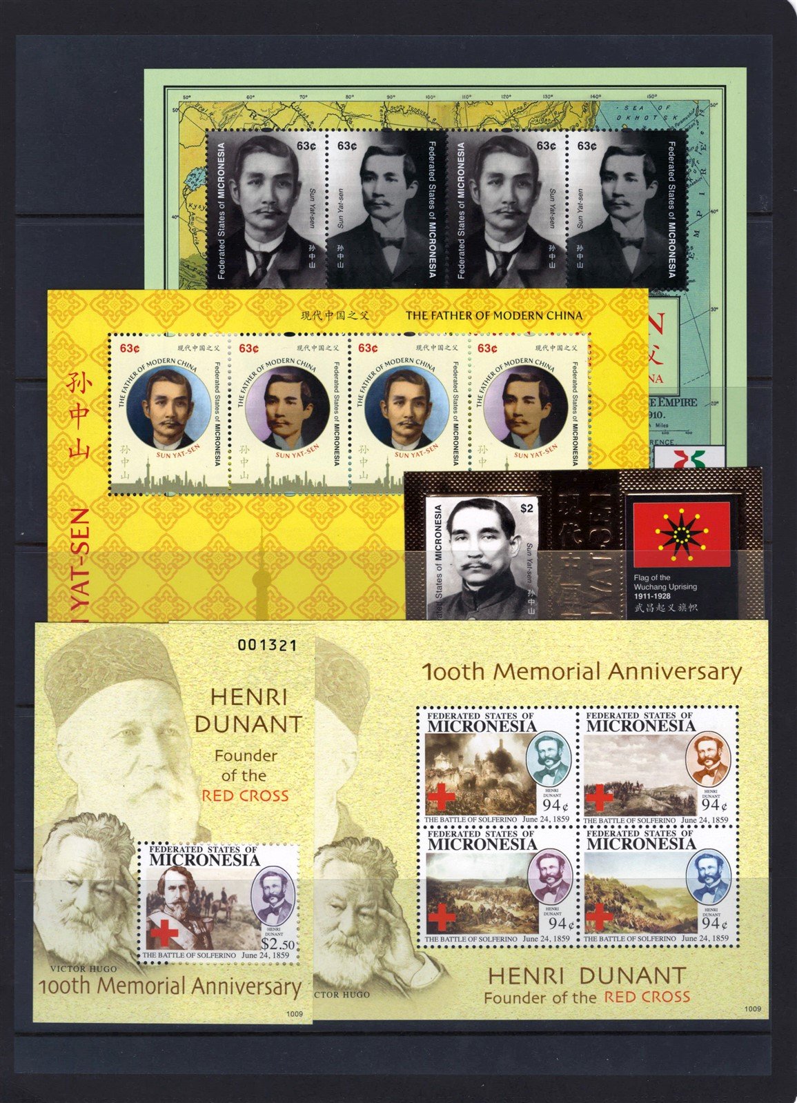 Micronesia MNH Presidents & Famous People Collection, 10 Pages ZAYIX 0825CB4239