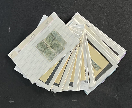 Nepal Dealer Stamp Collection on Cards $47 Catalog Value ZAYIX 0825CB14513