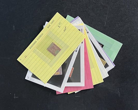 Northern Nigeria Stamp Collection on Dealer Cards $47 Cat Val ZAYIX 0825CB14539