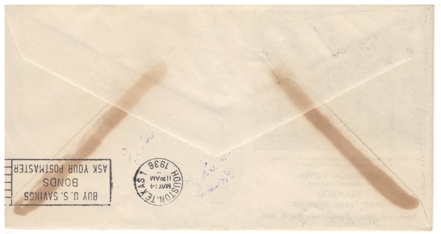Texas Centennial Covers Collection Goliad, Velasco, Alamo ZAYIX 0825JG4571