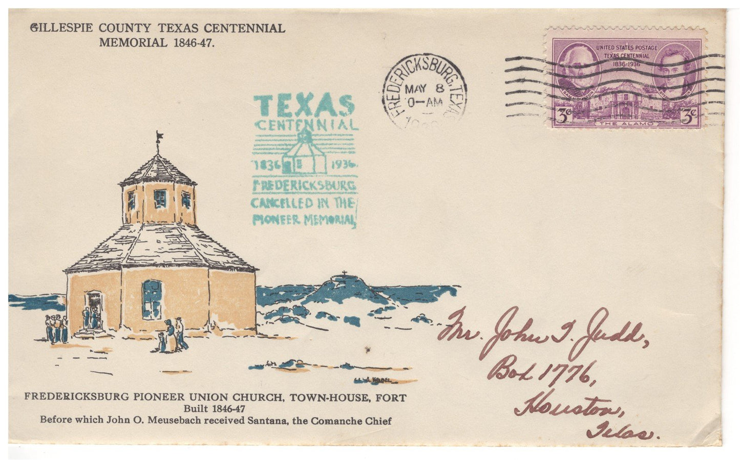 Texas Centennial Covers Collection Goliad, Velasco, Alamo ZAYIX 0825JG4571