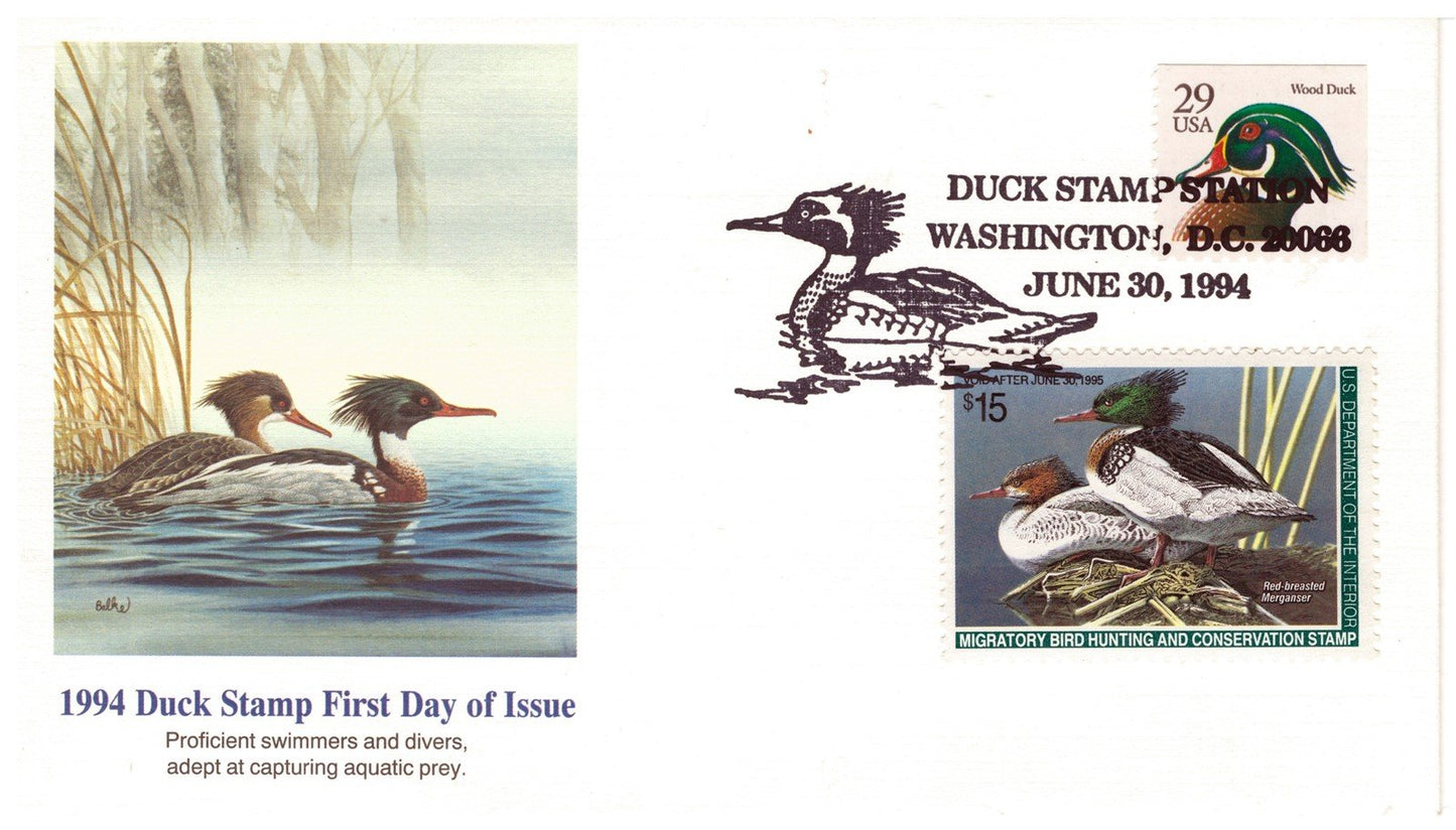 Duck Stamp Fleetwood FDC Collection 1994-2002 Cat Val $210 ZAYIX 0825JG4576